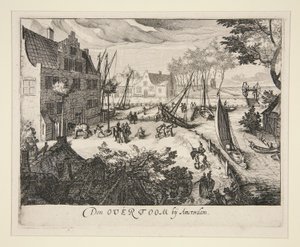 O Overtoom perto de Amsterdã de Simon Wynhoutsz Frisius