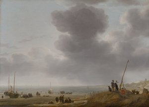 Vista da praia de Simon de Vlieger