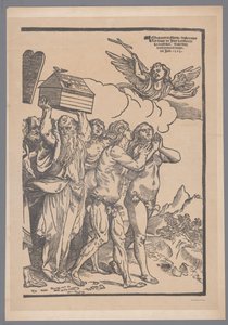 Reprodução do décimo e último volume da série de gravura O Triunfo de Cristo depois de Joos Lambrecht de Simonau and Toovey