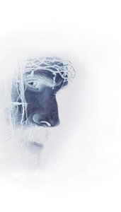 Jesus com coroa de espinhos
