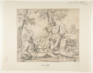 Mercury e Argus, ca. 1630-1648. de Simone Cantarini