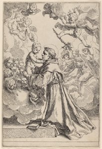 O Grande Santo Antônio de Pádua de Simone Cantarini
