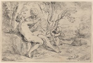 Vênus e Adônis de Simone Cantarini