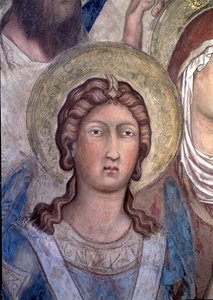 Maesta: talvez São Miguel de Simone Martini