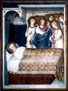 Sonho de São Martins, século XIV. de Simone Martini