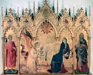 A Anunciação e os Dois Santos, 1333