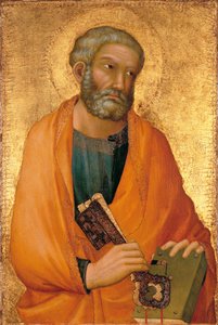 Pedro, o Apóstolo de Simone Martini di