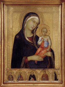 Virgem e Menino, c. 1324-1325 de Simone Martini di