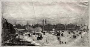 Estação de trem, 1883.