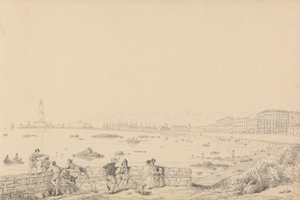 Álbum de 30 Vistas no Tirol e em Itália: Leghorn, Villa Caprille - Vista Geral 1ª. Set.er 1841