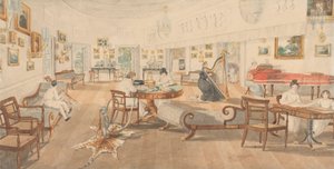 A Sala de Verão na Casa do Artista em Patna de Sir Charles D