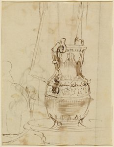 Um jarro ornamentado [reto] de Sir David Wilkie