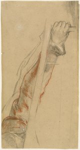 Um braço levantado de Sir David Wilkie