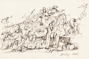 Cena de batalha de Sir David Wilkie