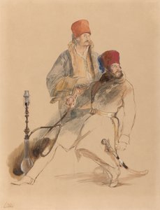 O Capitão Leigh e o seu Dragoman de Sir David Wilkie