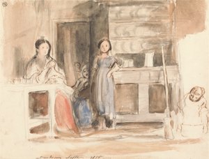 Cena da cozinha: Dunkerrin, Setembro de 1835 de Sir David Wilkie