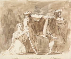 Cena de Quentin Durward de Sir David Wilkie