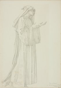 Figura do Peregrino em Romaunt da Rosa de Sir Edward Burne Jones