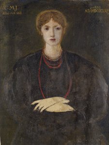 Retrato de Georgiana Burne-Jones 1840-1920, 1863.