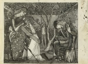 A despedida do cavaleiro, 1858