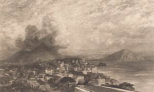 Vesúvio da Baía de Nápoles de Sir Frank Short