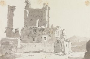 Ruínas Fora de Roma de Sir George Howland Beaumont seventh Baronet