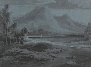 Paisagem galesa de Sir George Howland Beaumont seventh Baronet