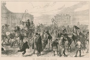 O mercado de cavalos em Islington