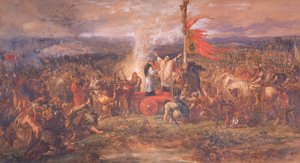 Batalha do Standard, Northallerton, Yorkshire, 22 de agosto de 1138, 1880. de Sir John Gilbert