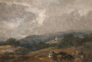 Esboço de paisagem, 1877. de Sir John Gilbert