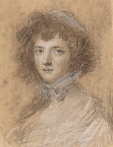 Cabeça e busto de uma mulher de Sir Joshua Reynolds