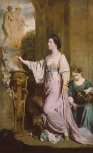 Lady Sarah Bunbury sacrificando às Graças, 1763-65.