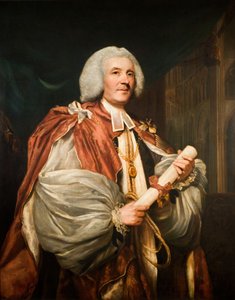 Retrato do Dr. John Thomas, Bispo de Rochester, 1782.