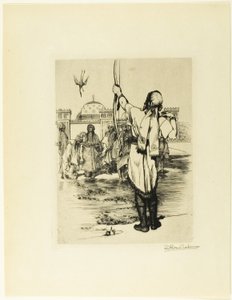 The Bowman, frontispício de The Epic of Kings, Stories Retold from Firdusi