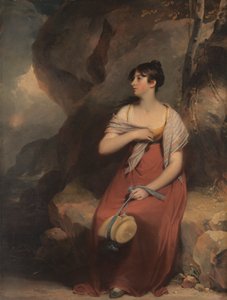 Uma Mulher numa Paisagem de Sir Martin Archer Shee