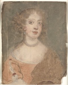 Retrato de cabeça e ombros de uma senhora