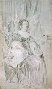 Retrato de Catarina de Bragança 1638-1705, década de 1670.