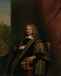 Retrato de Sir Edward Hyde, 1º Conde de Clarendon 1609-1674.