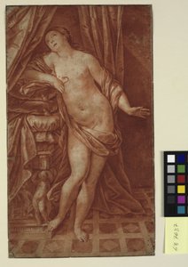 Morte de Cleópatra, após uma pintura de Guido Reni de Sir Robert Strange