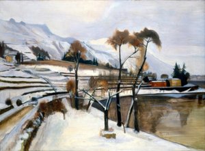 Paisagem de inverno de Siro Penagini