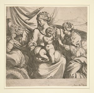 Casamento de Santa Catarina de Sisto Badalocchio