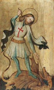 São Jorge matando o dragão de Slowakischer Maler