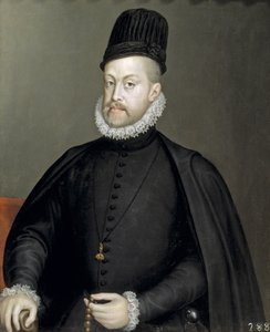 Retrato de Filipe II 1527-1598, rei de Espanha e Portugal, 1565