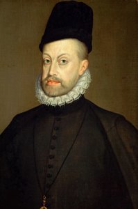 Retrato de Filipe II 1527-1598, Rei de Espanha e Portugal, 1568. de Sofonisba Anguissola