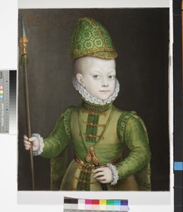 Retrato de um menino na corte espanhola, c.1565-70 de Sofonisba Anguissola