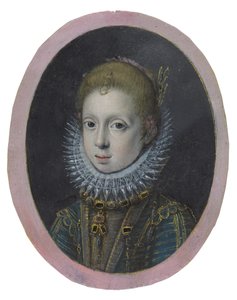 Retrato de uma rapariga de uma família nobre, c.1532-1625 (aguarela e cor do corpo) de Sofonisba Anguissola