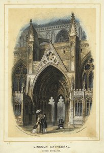 Catedral de Lincoln, entrada sul de Solomon Alexander Hart