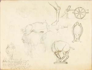 Esboços de Solon H. Borglum