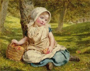 Windfalls (óleo sobre tela) de Sophie Anderson
