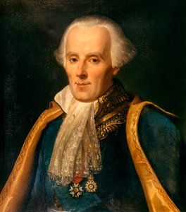 Retrato de Pierre Simon, Marquês de Laplace (1745-1827) (pintura) de Sophie Feytaud